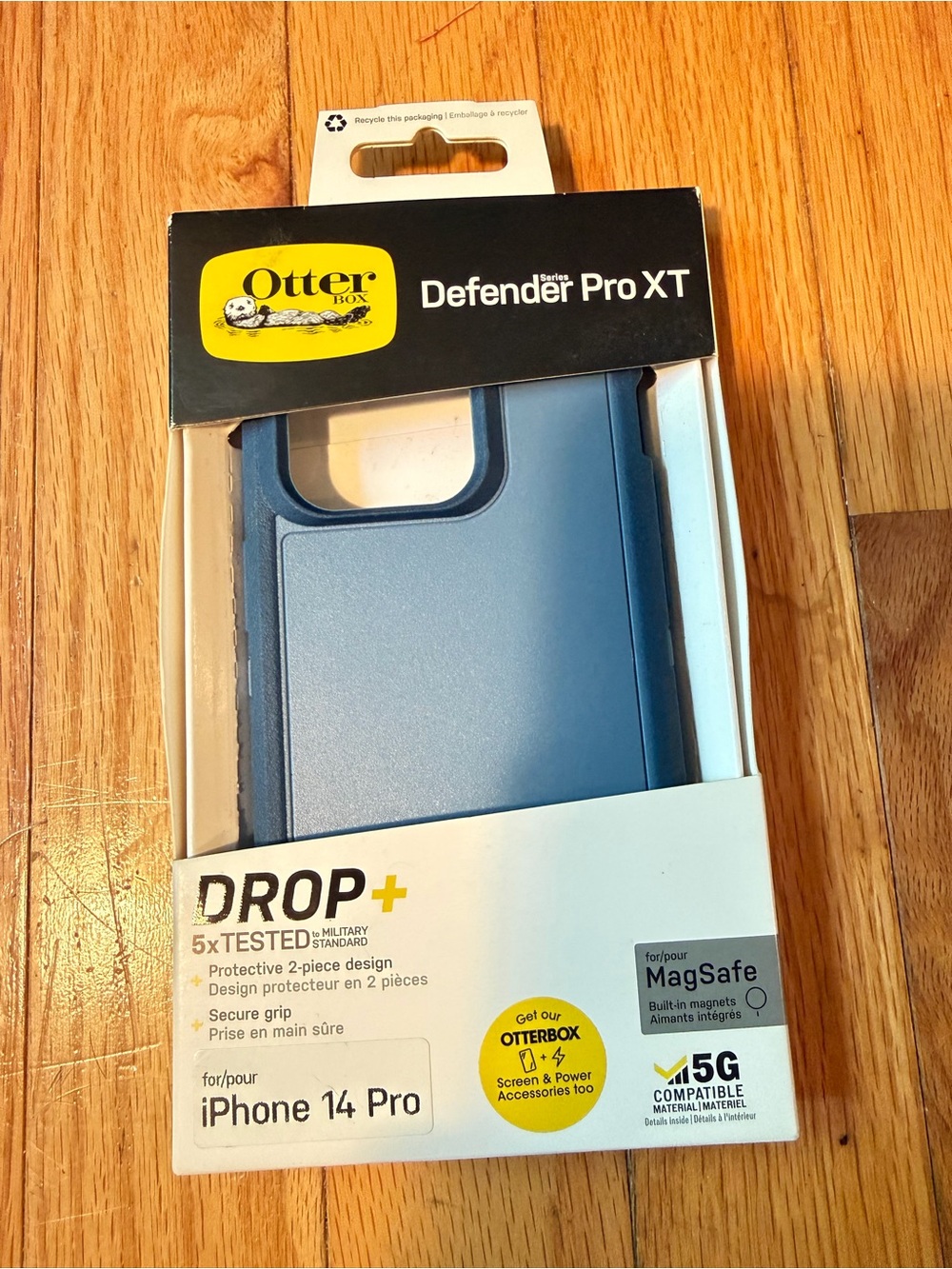 OtterBox Defender Pro XT Case for iPhone 14 Pro - Navy Blue